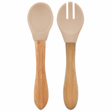 Ложка и вилка MinikOiOi Dig In Bubble Beige (101060060) - Pampik