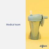 Чашка непроливайка с силиконовой соломинкой Difrax Non-Spill, 250 мл, Raspberry (1010 Raspberry) - Pampik - 4