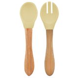 Ложка и вилка MinikOiOi Dig In Mellow Yellow (101060059) - Pampik