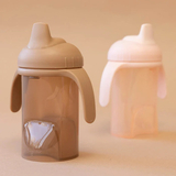 Чашка непроливайка Difrax Non-Spill Sippy Cup Soft, з силіконовим носиком, 250 мл, Caramel (704 Caramel) - Pampik - 5