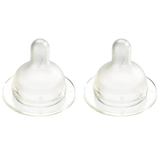 Силіконова соска для пляшечки Difrax S-bottle Wide, розмір S, 2 шт. (675) - Pampik