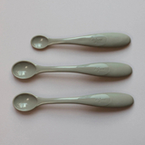 Набір дитячих ложок Difrax Weaning Spoons Clay, 3 шт. (7442 Clay) - Pampik - 2