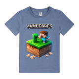 Футболка Garnamama Ukraine t-shirt MINECRAFT 2025 122-128 Блакитний (1056349.14213311) - Pampik