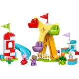 Конструктор LEGO DUPLO Peppa Pig Ярмарка развлечений, 53 деталі (10453) - Pampik - 5