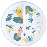 Тренировочная пластиковая тарелка Bebe Confort Little Buddies с отделениями (3105209940) - Pampik