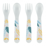 Набір пластикових столових приборів Bebe Confort Little Buddies, 4 шт. (3105209920) - Pampik