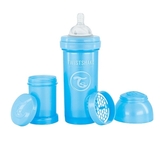 Антиколікова пляшечка із силіконовою соскою Twistshake Pearl Blue, 260 мл (78381) - Pampik