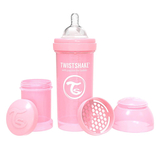 Набір із трьох антиколікових пляшечок Twistshake Value Pack Pink, 260 мл (78845) - Pampik - 4