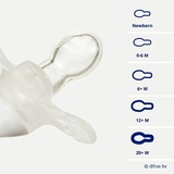 Стартовый набор Difrax для новорожденных: бутылочка Difrax S-bottle Natural, 4 шт. + пустышка Difrax Natural, 2 шт. (603) - Pampik - 11