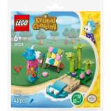 Конструктор LEGO Animal Crossing Пляжна картина, що належить Julian, 43 деталі (30703) - Pampik