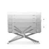 Приставне ліжко Hauck Face to Me 2 Melange Grey (60853-1) - Pampik - 4