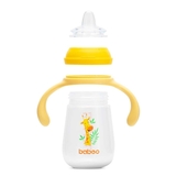 Поильник-непроливайка Baboo Safari с силиконовым носиком, 6+ мес., 260 мл, желтый (8-120) - Pampik - 3