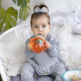 Поїльник-непроливайка Baboo Sea Life із силіконовим носиком, 6+ міс., 200 мл, помаранчевий (8-130) - Pampik - 5