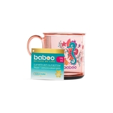 Чашка с нескользящим дном Baboo Sea Life, 12+ мес., 170 мл, розовый (8-140) - Pampik - 4