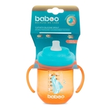 Поїльник-непроливайка Baboo Sea Life із силіконовим носиком, 6+ міс., 200 мл, помаранчевий (8-130) - Pampik - 4