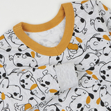 Піжама утеплена Ляля К3ФТ118 К3ФТ143 К3ФТ152 К3ФТ153 футер 104 Сірий (958047.11844617) - Pampik - 6