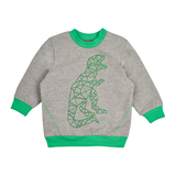 Кофточка Ляля 3ДВ009 92 Серый Зеленый (575735.509921) - Pampik