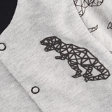 Кофточка Ляля 2ІН011 80 Серый Черный (575766.510011) - Pampik - 2