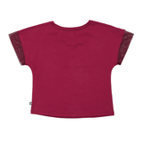 Футболка Ляля 3СК141 158 Бордовый (711086.1014077) - Pampik - 2