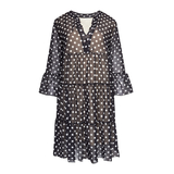 Плаття Ляля 15ШФ120 mom L-XL Чорний Бежевий (770338.1111004) - Pampik