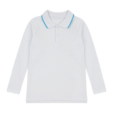 Поло з довгим рукавом Ляля 3ЛК131 158 Білий (989042.917563) - Pampik