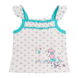 Топ ясельний Ляля 4Т022 74 Білий Блакитний (576970.360552) - Pampik