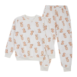 Піжама утеплена Ляля К3ФТ118 К3ФТ143 К3ФТ152 К3ФТ153 футер 116 Молоко (1027070.11844624) - Pampik