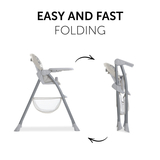 Стільчик для годування Hauck Sit N Fold Circles blue (64102-6) - Pampik - 5