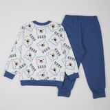 Піжама утеплена Ляля К3ФТ118 К3ФТ143 К3ФТ152 К3ФТ153 футер 104 Синий (1034475.11844632) - Pampik - 2