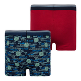 Труси-боксері Ляля К12СК116 122-128 Синій Бордовий (802450.1153203) - Pampik - 2