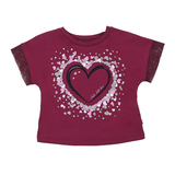 Футболка Ляля 3СК141 98 Бордовый (711050.1014073) - Pampik