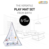 Багатофункціональний ігровий килимок Hauck 1st Tent White (76306-7) - Pampik - 6