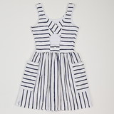 Сарафан Ляля 15КЛ102Інтерлок 116 Білий Синій (995056.1356211) - Pampik - 2