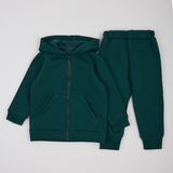 Спортивний костюм на флісі Ляля К2ТФ101 104 Зелений (1026177.11239017) - Pampik