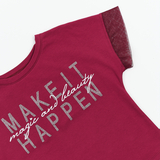 Футболка Ляля 3СК141 140 Бордовый (711083.1014077) - Pampik - 3