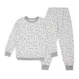 Піжама утеплена Ляля К3ФТ118 К3ФТ143 К3ФТ152 К3ФТ153 футер 122 Молоко (1027069.11844623) - Pampik