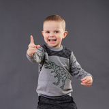 Кофточка Ляля 3ДВ010 86 Сірий Чорний (575684.509861) - Pampik - 6