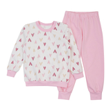 Піжама утеплена Ляля К3ФТ118 К3ФТ143 К3ФТ152 К3ФТ153 футер 98 Розовый (1027086.11844628) - Pampik