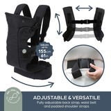 Рюкзак-переноска DreamBaby Journey Black (G2205) - Pampik - 2