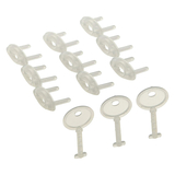 Заглушки для розеток DreamBaby Euro, 9 заглушок + 3 ключі (G142E) - Pampik