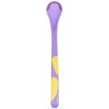 Термочувствительная ложка Baboo, фиолетовая, 4+ мес. (10-028) - Pampik