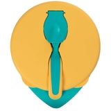 Мисочка Baboo з кришкою та ложечкою, 6+ міс, помаранчевий (9-028) - Pampik