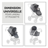 Універсальна антимоскітна сітка Hauck Grey (61866-0) - Pampik - 6