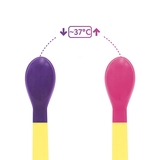 Термочувствительные ложки Baboo, 2 шт., желтые, 4+ мес. (10-021) - Pampik - 3