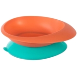 Мисочка Baboo Ufo з основою-присоскою, персиковий (9-031) - Pampik