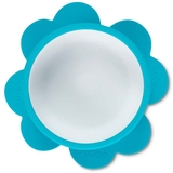 Мисочка силиконовая Baboo с основой-присоской, 6+ мес, бирюзовый (9-022) - Pampik - 2