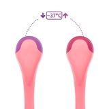 Термочутлива ложка Baboo, рожева, 4+ міс. (10-025) - Pampik - 3