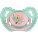 Пустушка кругла Baboo латексна Flora, зелена, 0+ міс (5-515) - Pampik