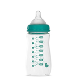Скляна пляшечка для годування з широкою шийкою Baboo Антиколікова, 250 мл, 3+ міс. (3-123) - Pampik - 3