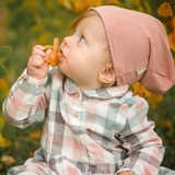 Пустышка круглая Baboo латексная, 6+ мес (5-102) - Pampik - 5